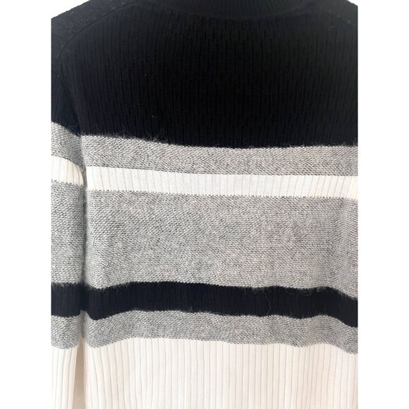 Womens Theory Cropped Turtleneck in Double Knit Silk Cotton Size P Small - Picture 6 of 8